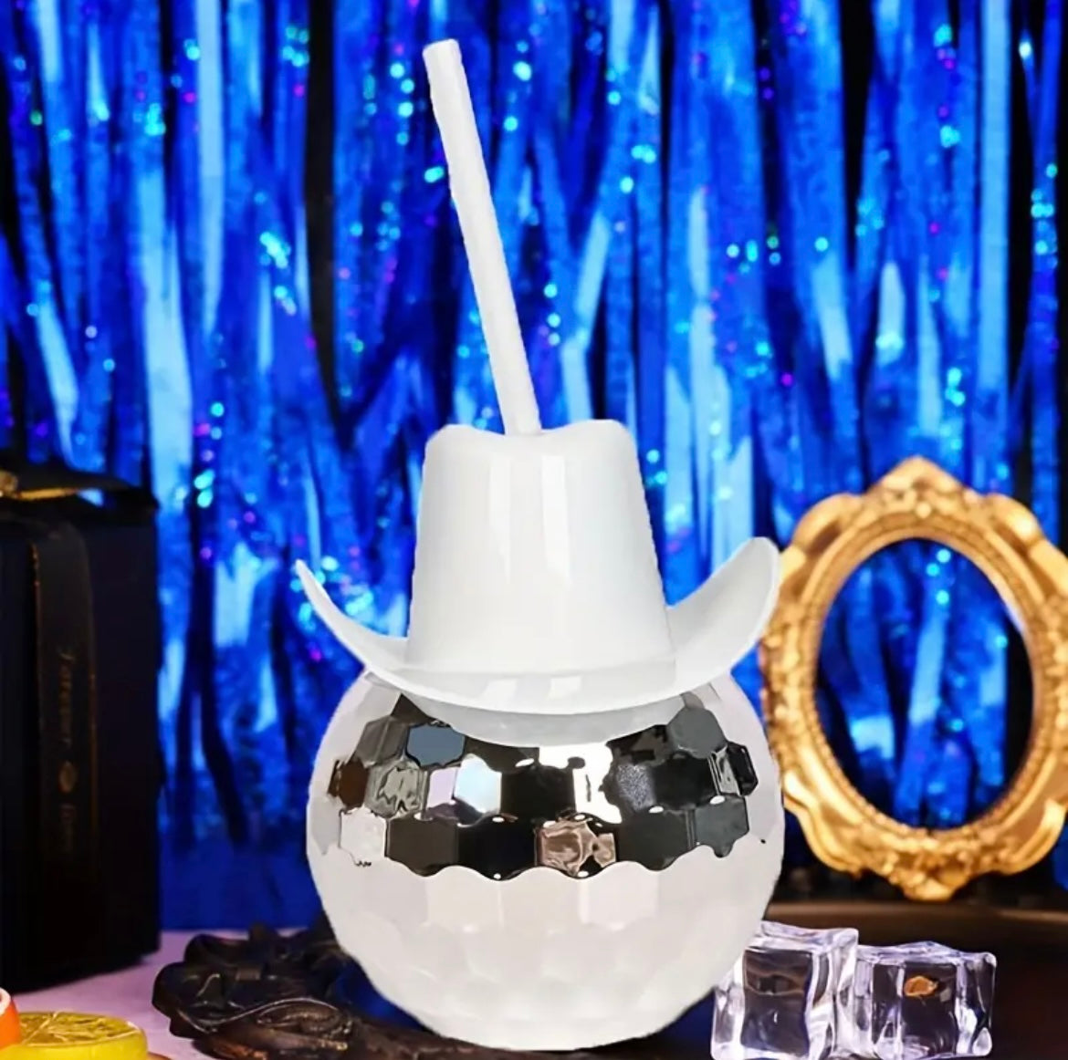 Cowboy Hat Disco Tumbler