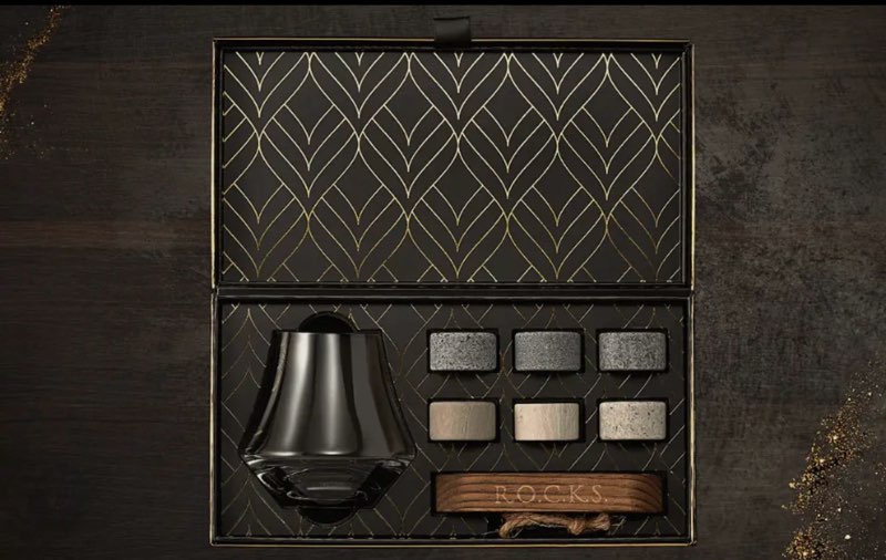 The Connoisseur's Glass & Rocks Gift Set