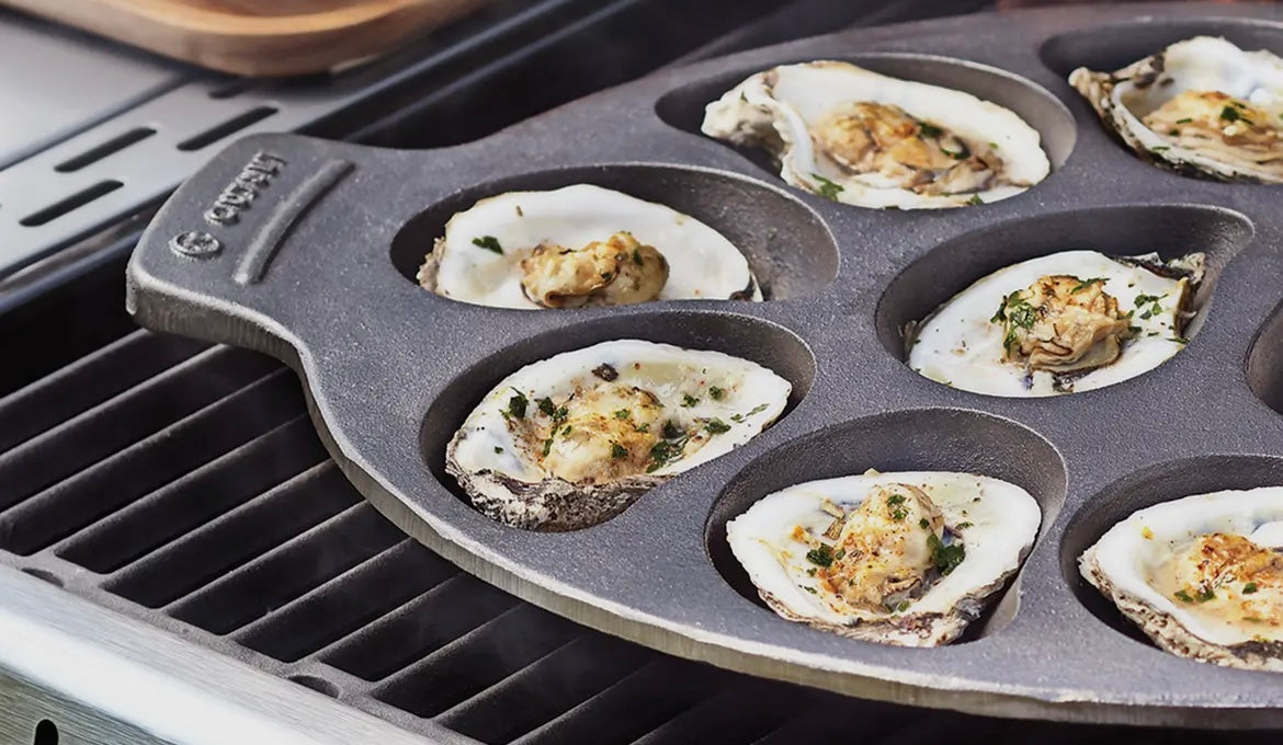 Cast Iron Oyster Grill Pan