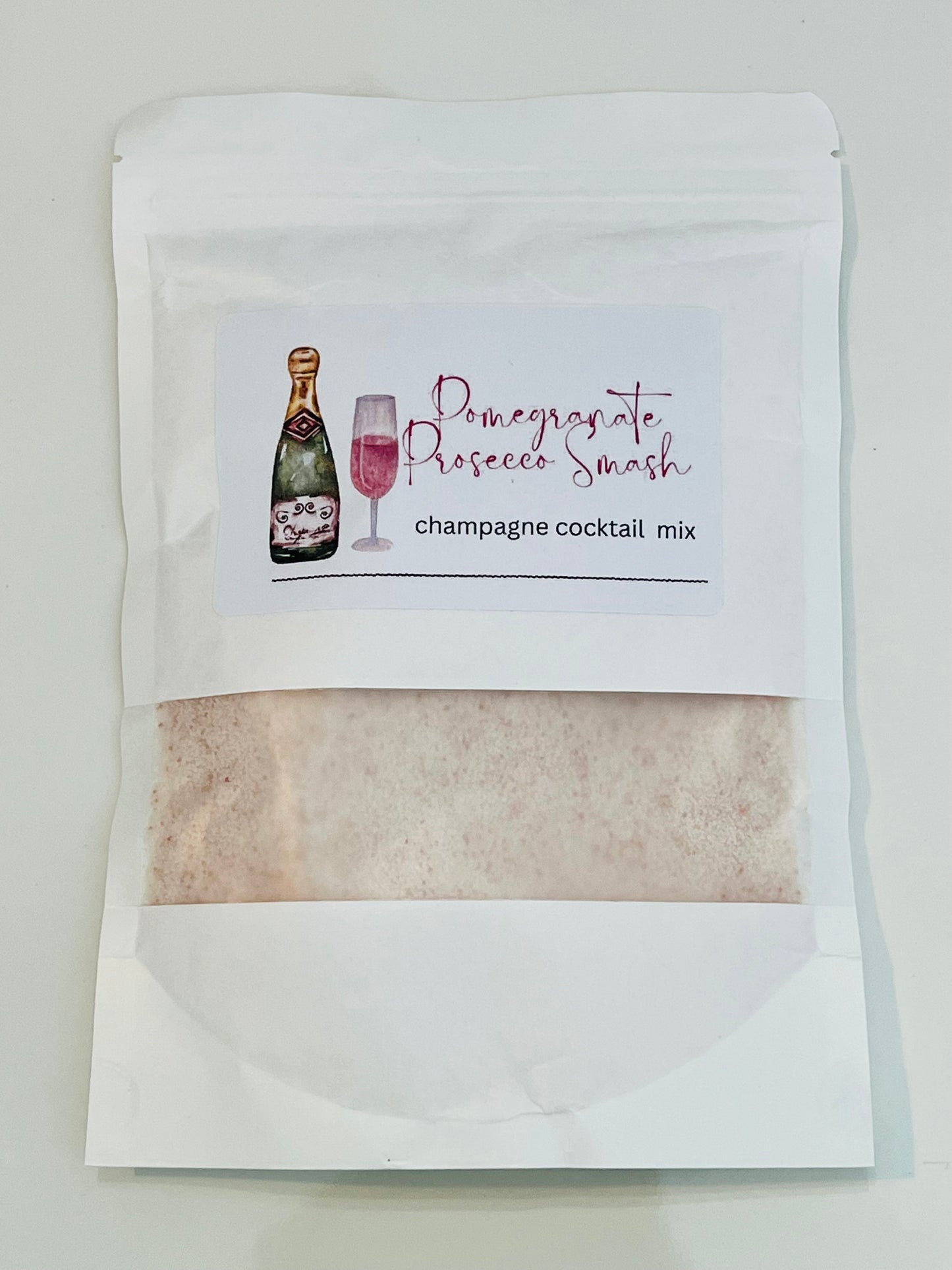 Pomegranate Prosecco Smash Drink Mix Bag