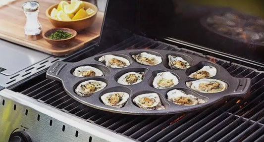 Cast Iron Oyster Grill Pan