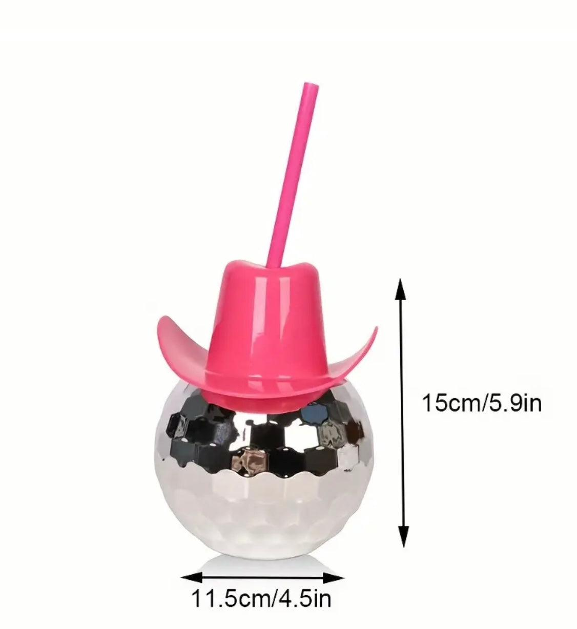 Cowboy Hat Disco Tumbler