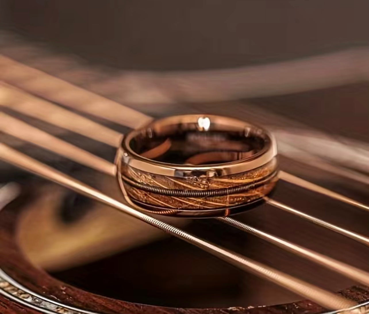 Guitar String & Whiskey Barrel Band