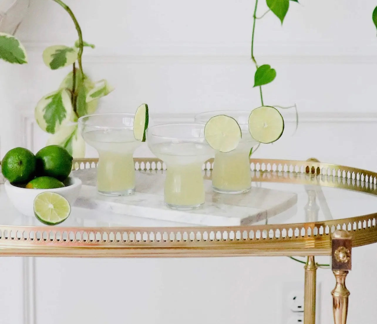 Stemless Margarita Glass Set